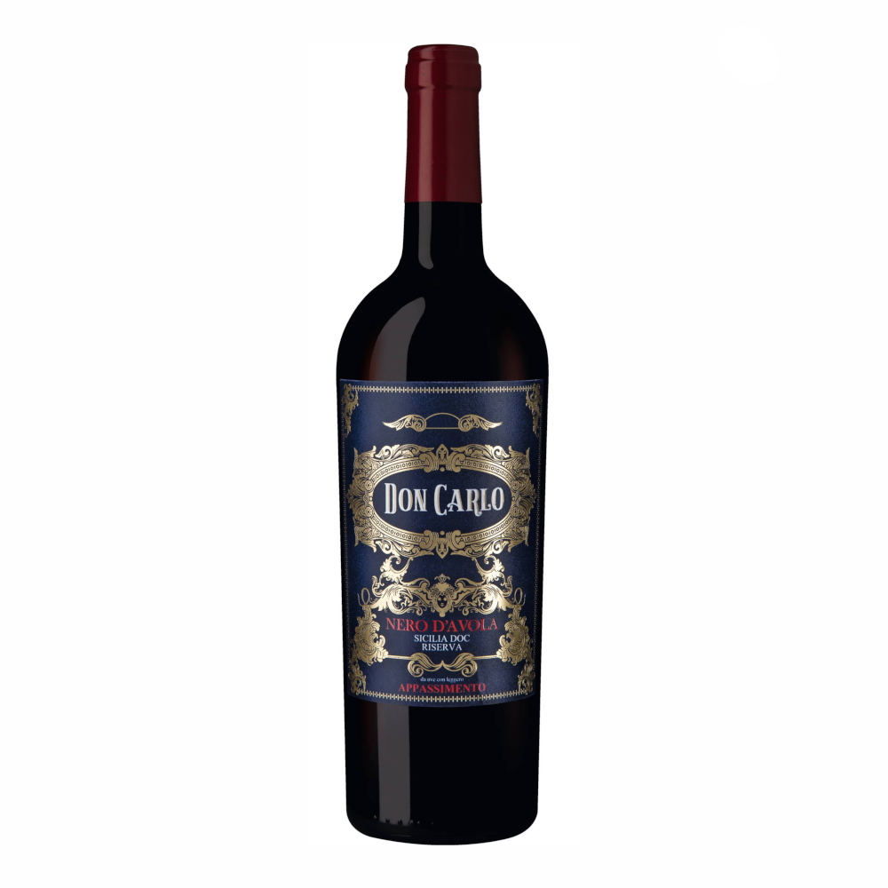 Wino Curatolo Arini Don Carlo Nero d’Avola DOC Sicilia Appassimento Riserva 14% czerwone wytrawne 750 ml