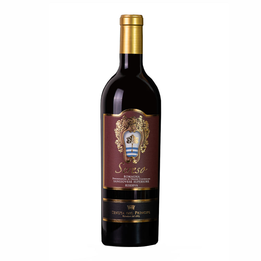 Wino Tenuta del Principe Sereso, Romagna DOC Sangiovese Superiore Riserva 15% czerwone wytrawne 750 ml
