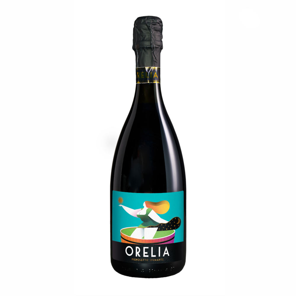 Wino Terre Felsinee Pignoletto D.O.C. - spumante ORELIA 11,5% białe wytrawne 750 ml