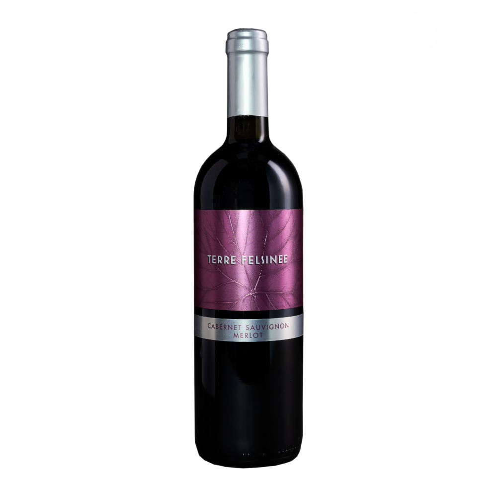 Wino Terre Felsinee Cabernet Sauvignon Merlot Fermo 12,5% czerwone półwytrawne 750 ml