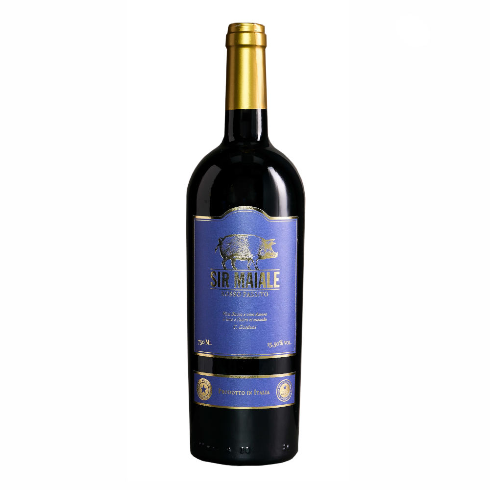Wino Sir Maiale Terre di Chieti IGP Rosso Passito 15,5% czerwone wytrawne 750 ml