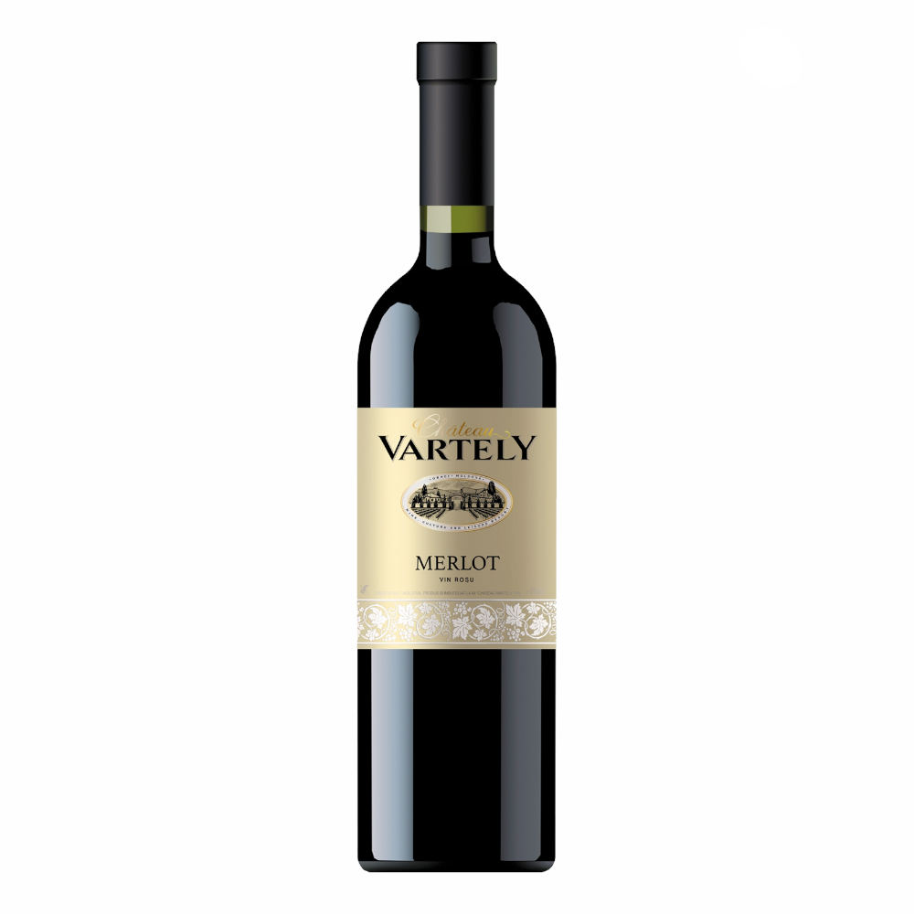 Wino Chateau Vartely Merlot 12,5% czerwone półsłodkie 750 ml