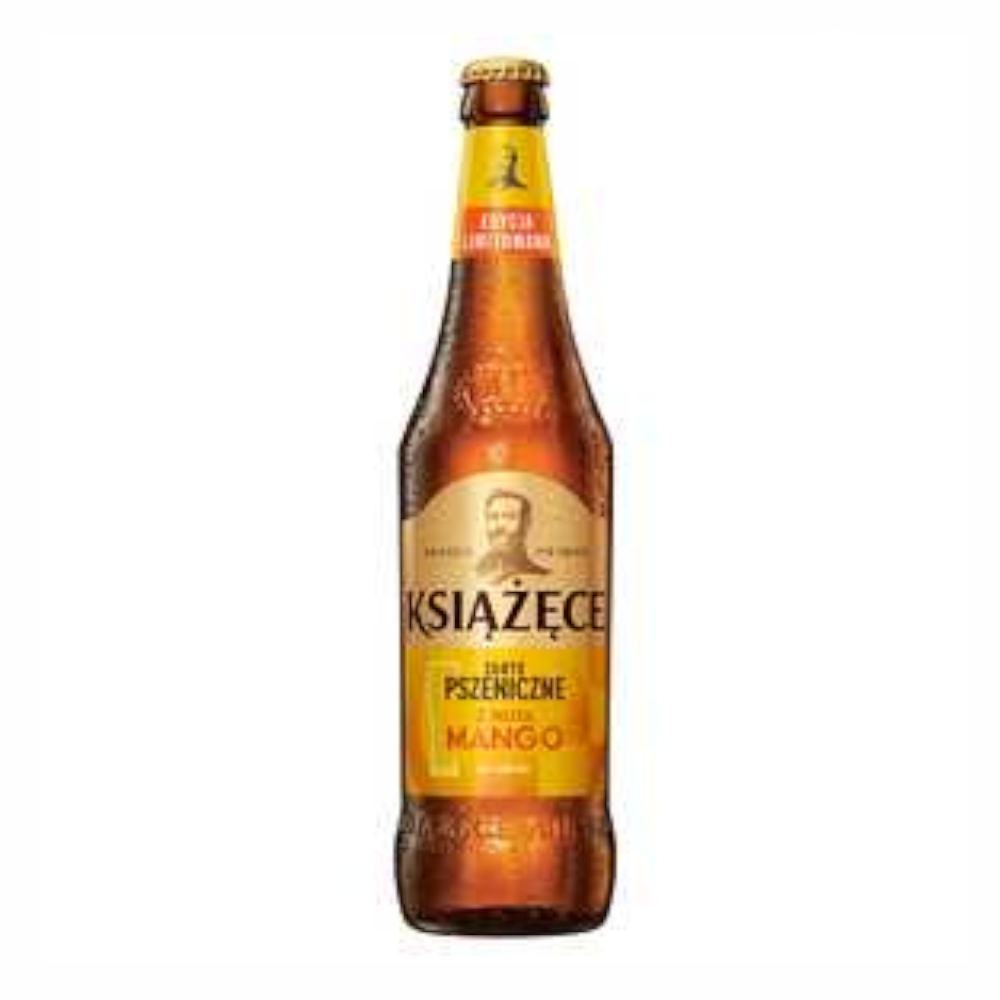 Piwo Książęce Złote Pszeniczne z Nutą Mango 4,8% 500 ml