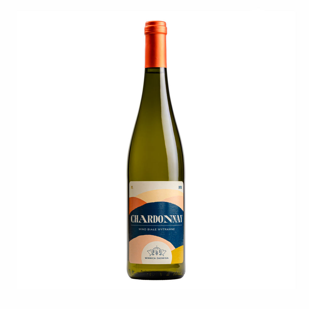 Wino Winnica Jadwiga Chardonnay 2024 13% białe wytrawne 750 ml