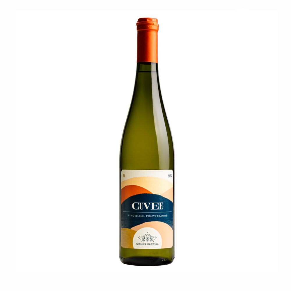 Wino Winnica Jadwiga Cuvee 2023 12,5% białe półwytrawne 750 ml