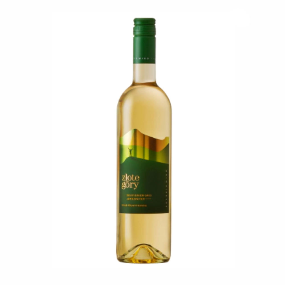 Wino Dom Charbielin Złote Góry Souvignier Gris Johanniter 12% białe półwytrawne 750 ml