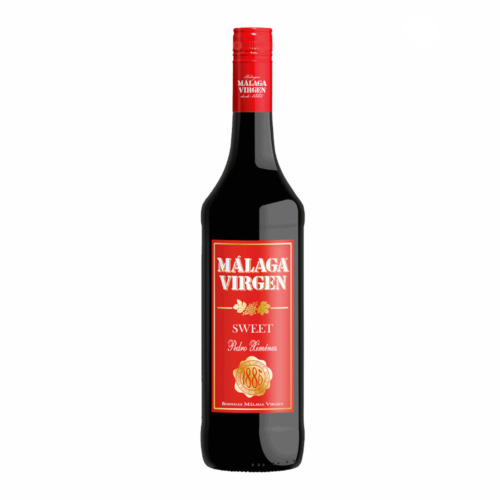 Wino Malaga Virgen 15% białe słodkie 750 ml