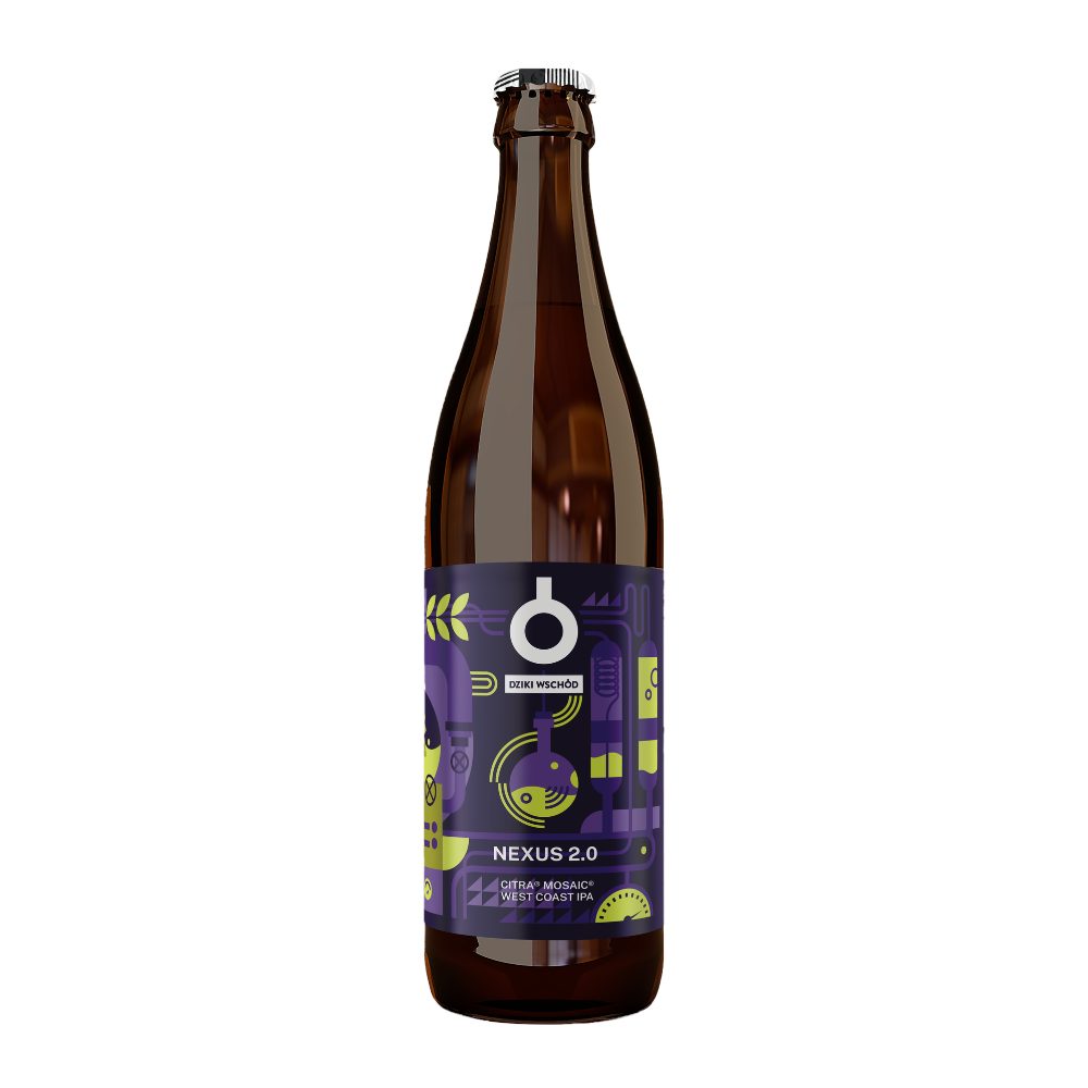 Piwo Dziki Wschód Nexus 2.0 Citra & Mosaic West Coast IPA 5,5% 500 ml