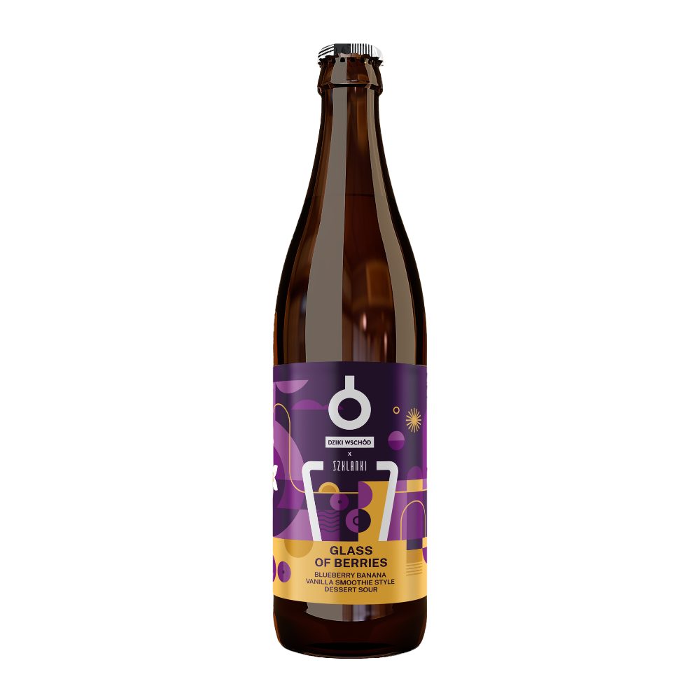 Piwo Dziki Wschód Glass of berries 6% 500 ml