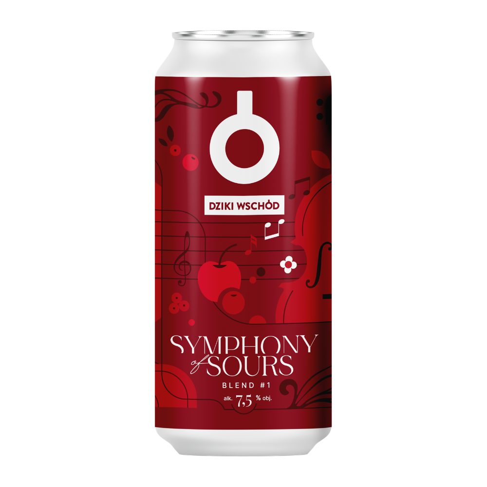 Piwo Dziki Wschód Symphony of sours Blend #1 7,5% 500 ml puszka DRS