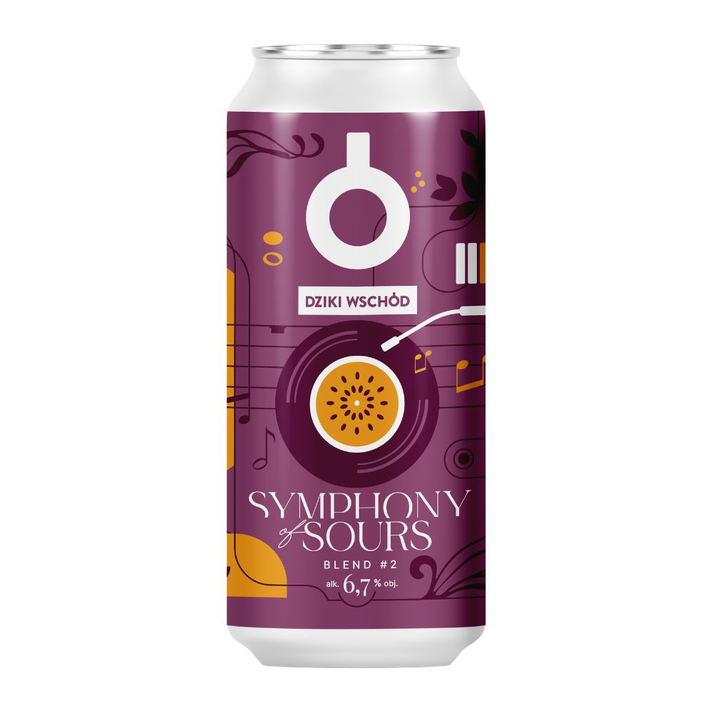 Piwo Dziki Wschód Symphony of sours Blend #2 6,7% 500 ml puszka DRS