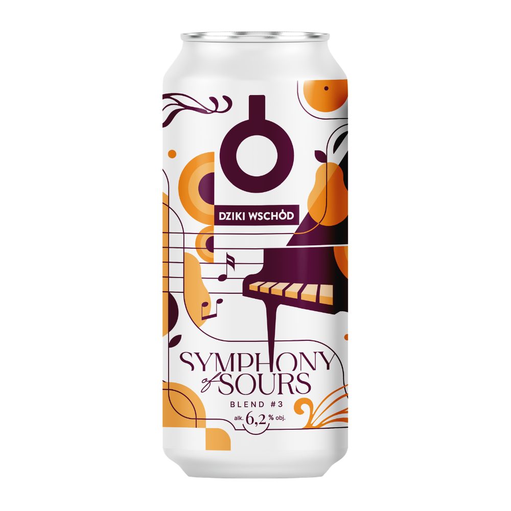 Piwo Dziki Wschód Symphony of sours Blend #3 6,2% 500 ml puszka DRS
