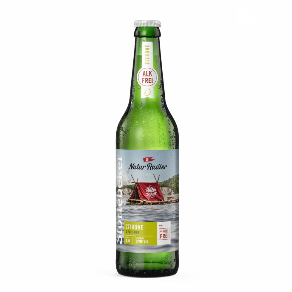 Piwo Stortebeker Natur Radler Zitrone BIO 0% Alkoholfrei 500 ml