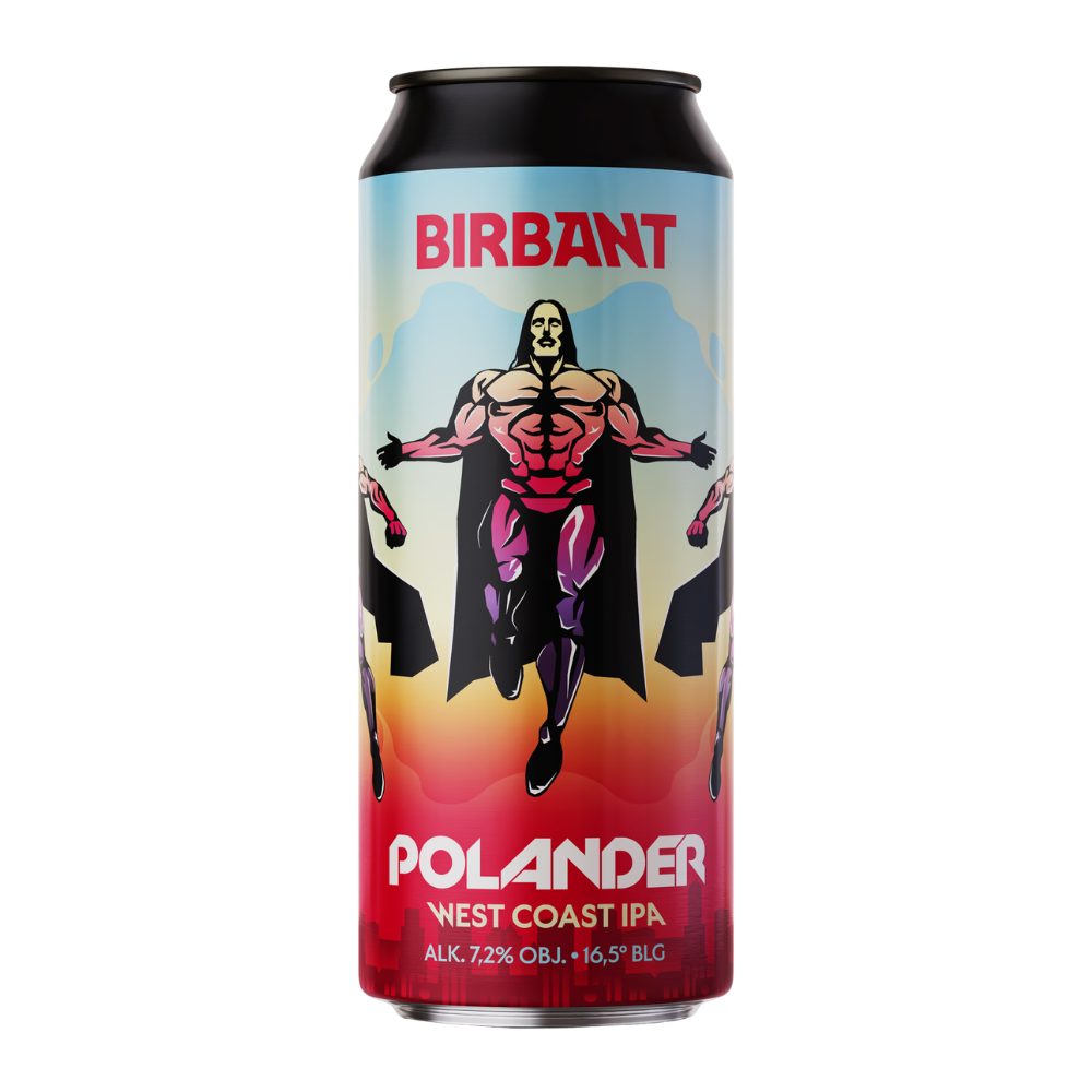 Piwo Birbant Polander West Coast IPA 7,2% 500 ml puszka DRS