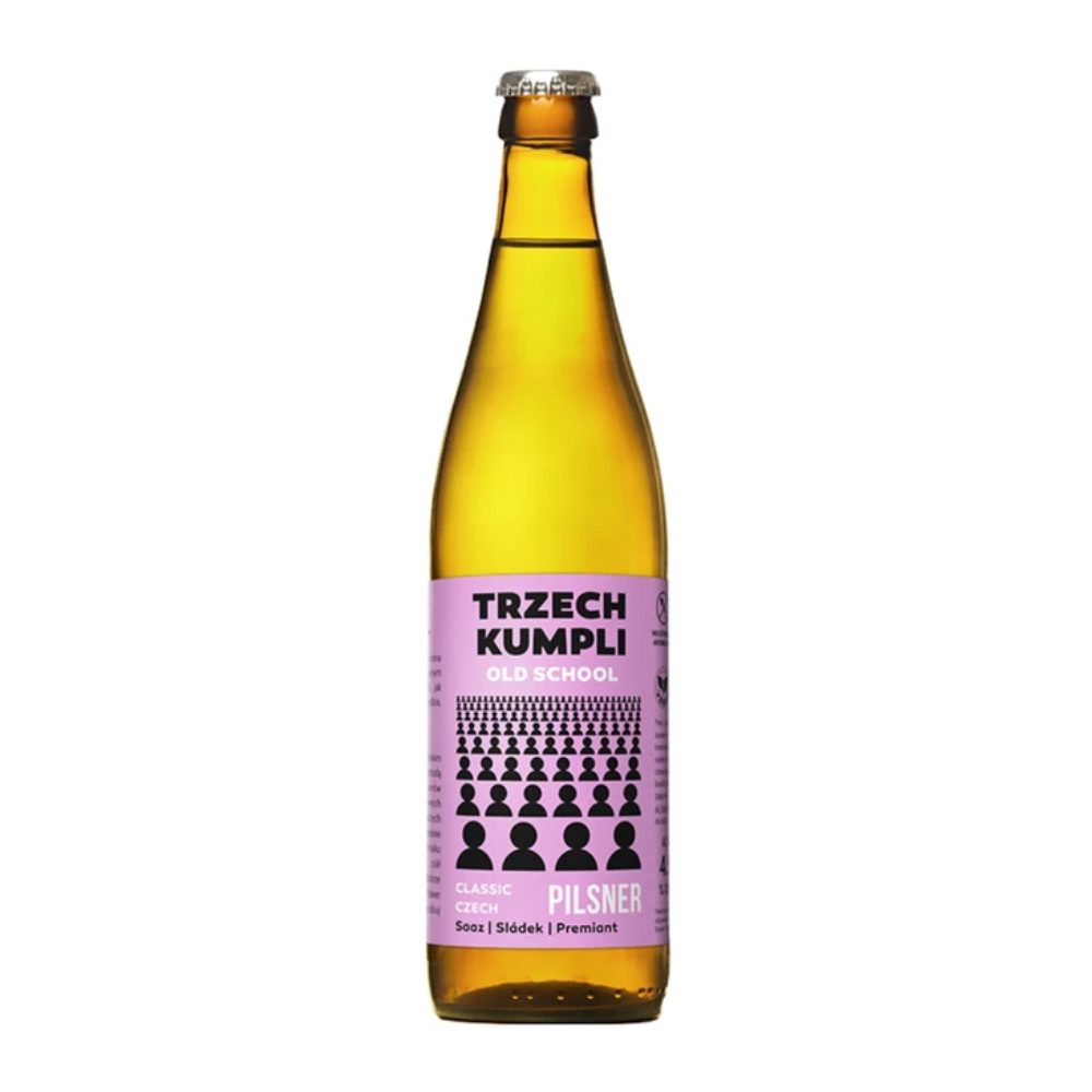 Piwo Browar Trzech Kumpli Old School Classic Czech Pilsner 4,9% 500 ml