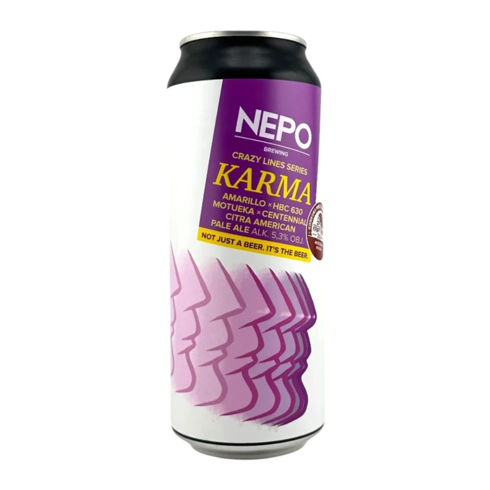 Piwo Nepomucen Crazy Lines Series Karma APA 5,3% 500 ml puszka DRS
