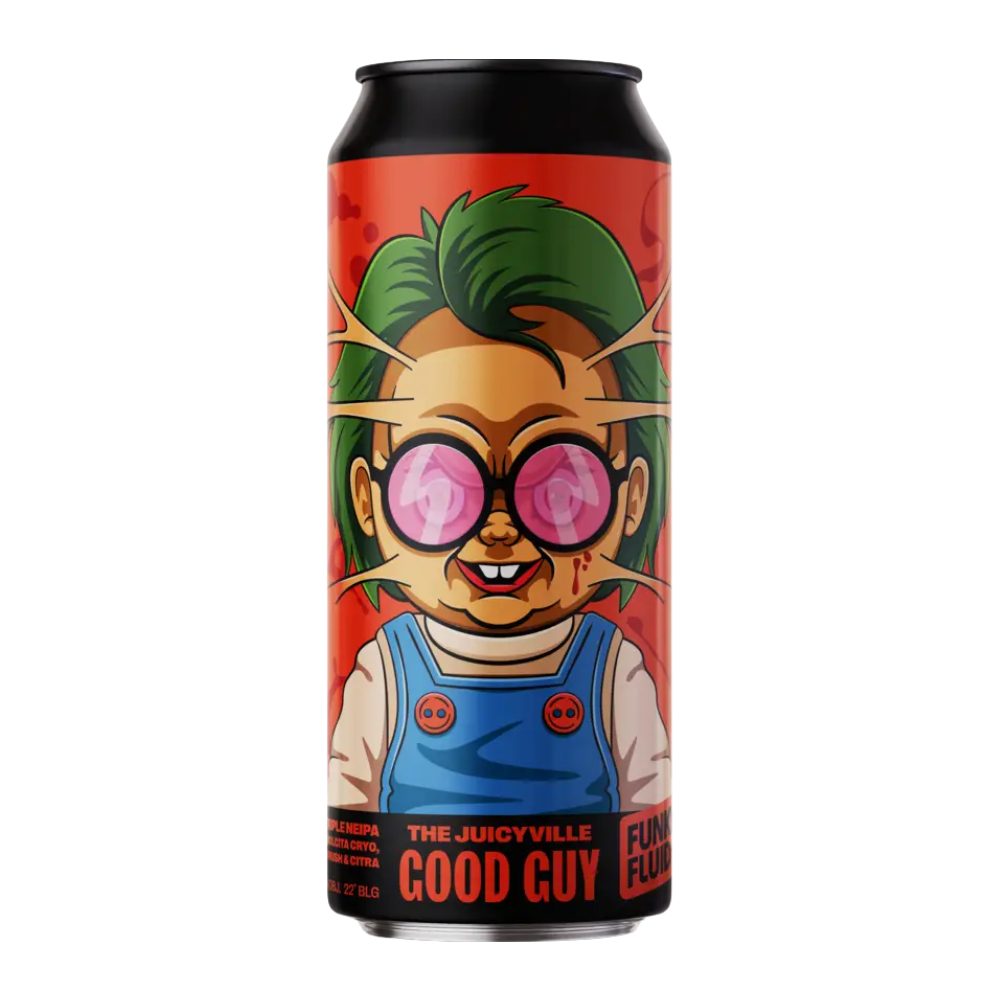 Piwo Funky Fluid The Juicyville Good Guy DDH Triple NEIPA 9,2% 500 ml puszka DRS