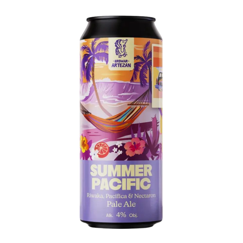 Piwo Artezan Summer Pacific Pale Ale 3,9% 500 ml puszka DRS