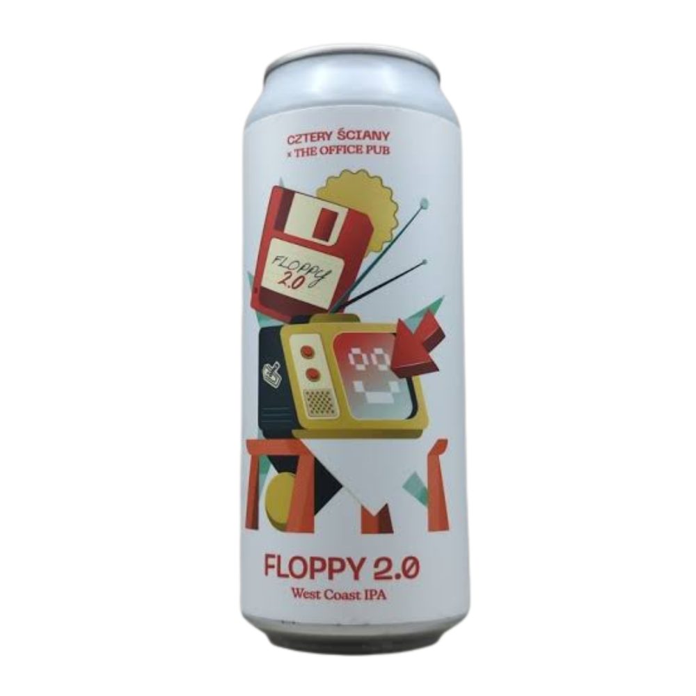 Piwo Browar Cztery Ściany Floppy 2.0 6,4% 500 ml puszka DRS
