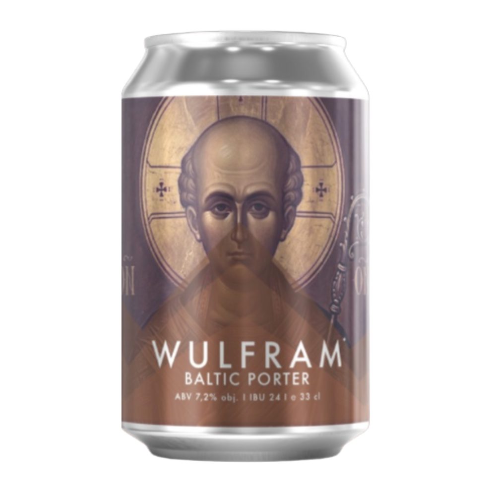 Piwo Nepomucen Wulfram Baltic Porter 7,2% 330 ml puszka DRS