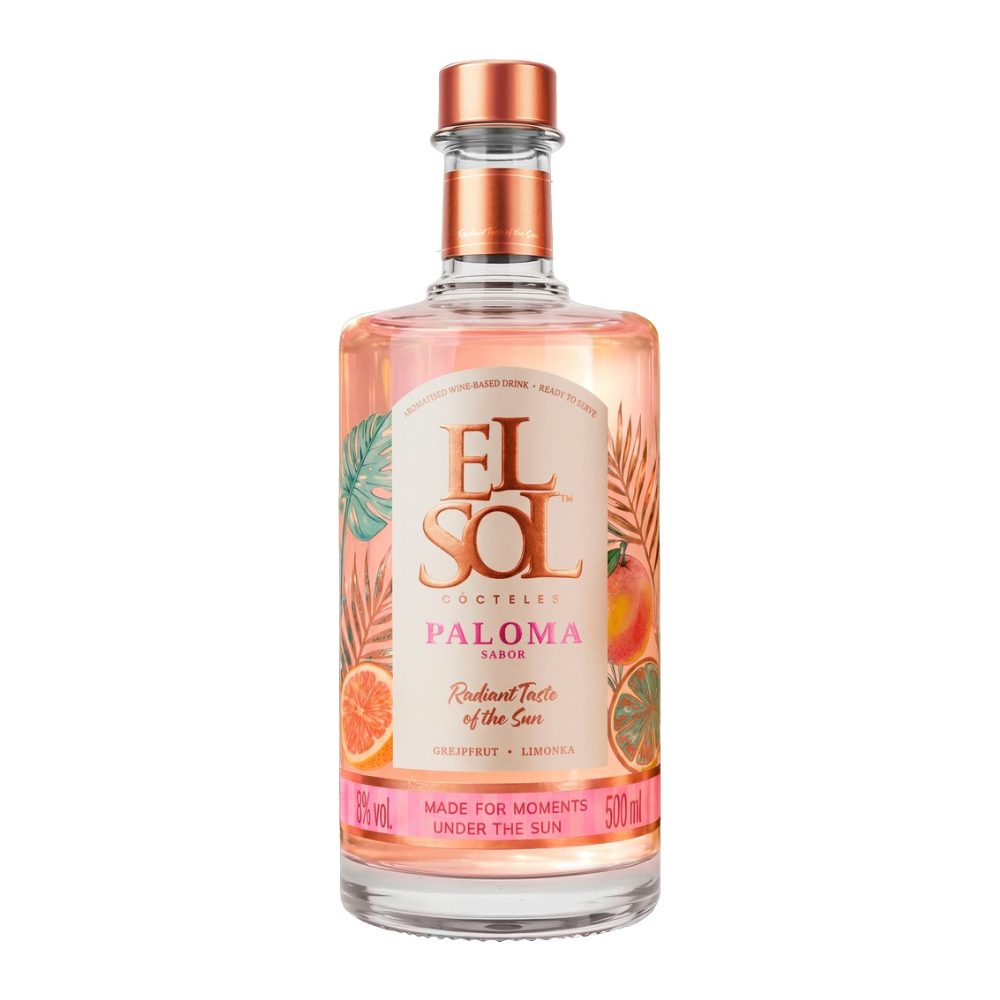 RTD El Sol Cocteles Paloma 8% 500 ml