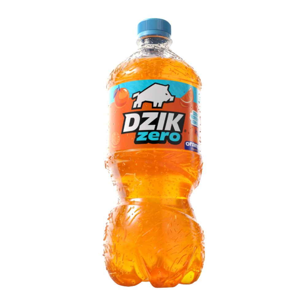 Napój Dzik Zero Orange 850 ml DRS