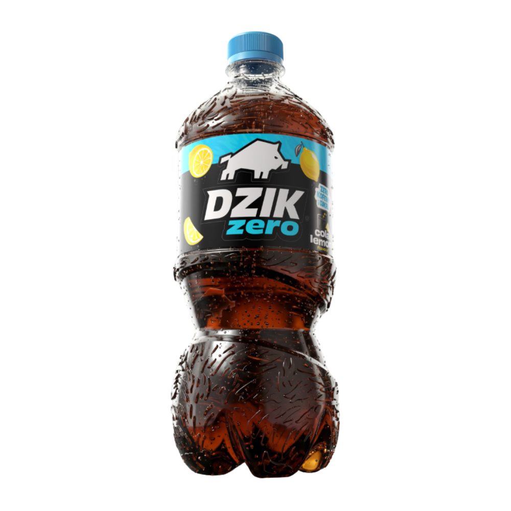 Napój Dzik Zero Cola Lemon 850 ml DRS