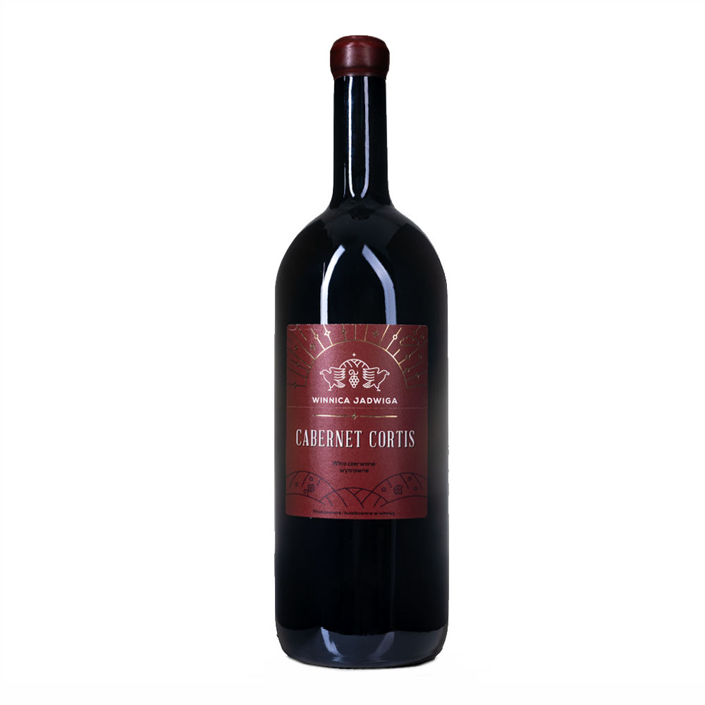 Wino Winnica Jadwiga Cabernet Cortis Magnum 2019 12% czerwone wytrawne 1500 ml