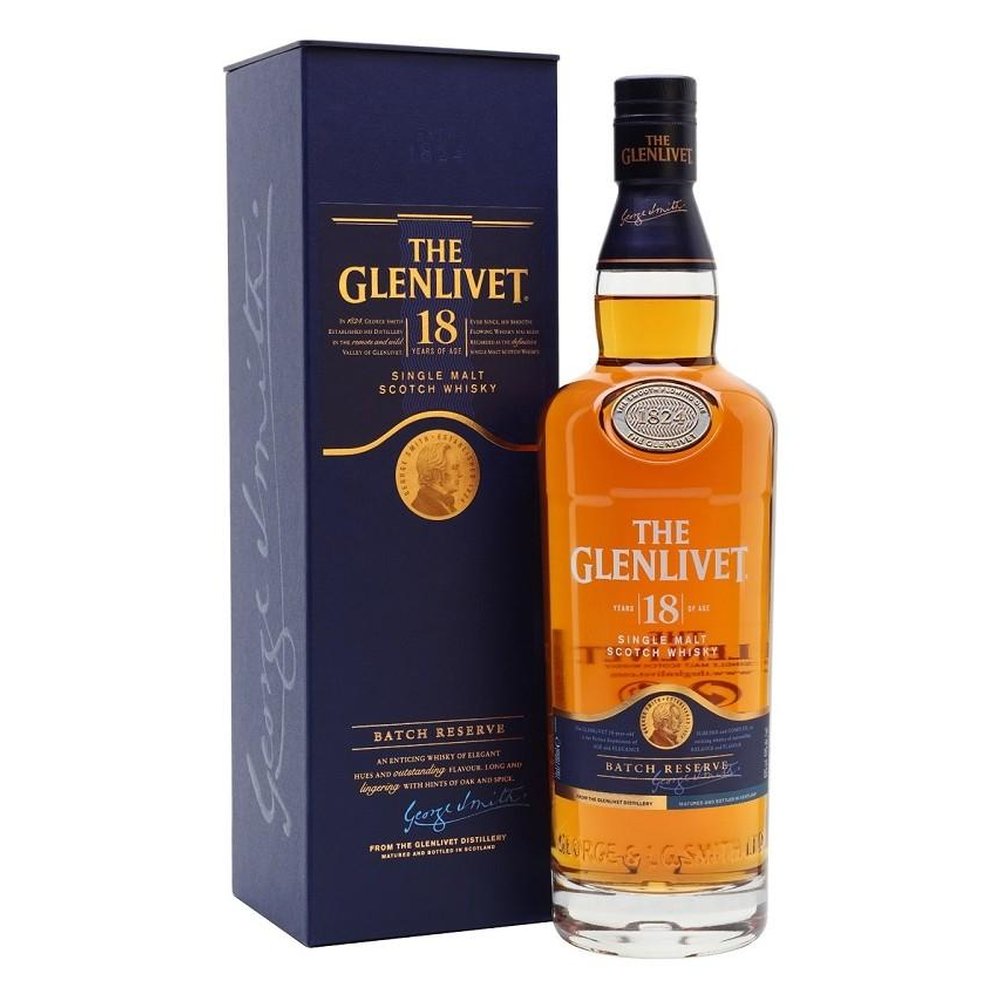 Whisky Glenlivet 18YO Single Malt 43% 700 ml