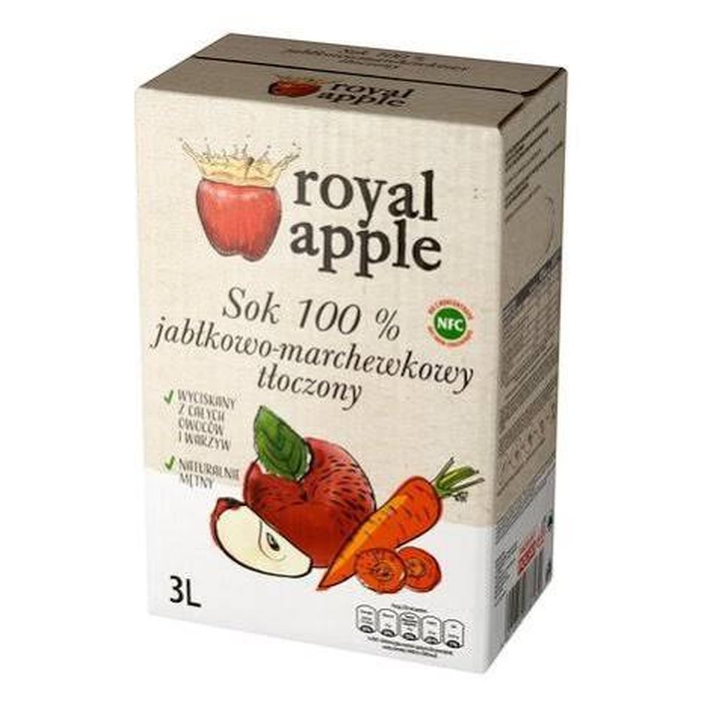 Sok Royal Apple Marchewkowy NFC 3000 ml