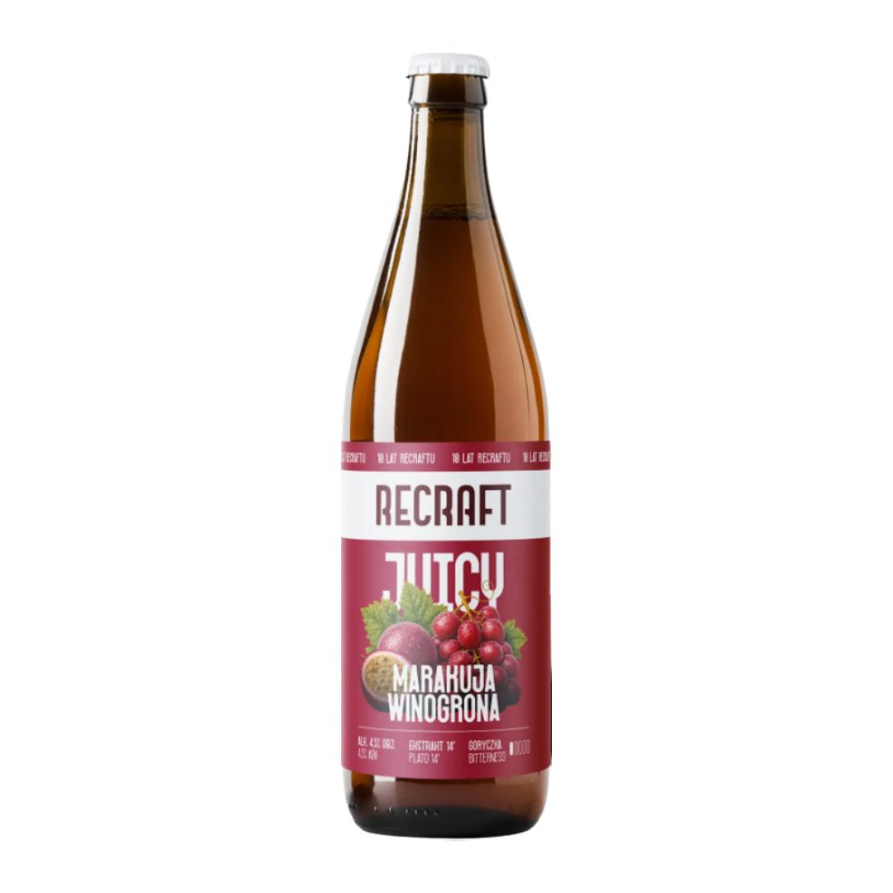 Piwo Recraft Juicy Sour Series Marakuja x Winogrono 4,5% 500 ml