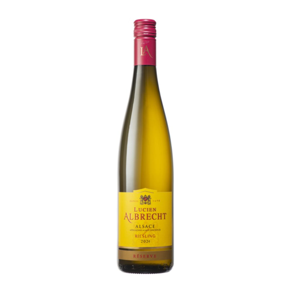 Wino Lucien Albrecht Reserve Riesling Alsace 2024 12,5% białe wytrawne  750 ml
