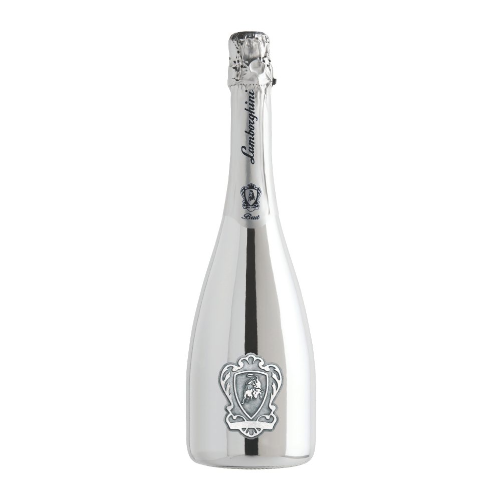 Wino musujące Lamborghini Silver Brut 12% białe pwytrawne 750 ml