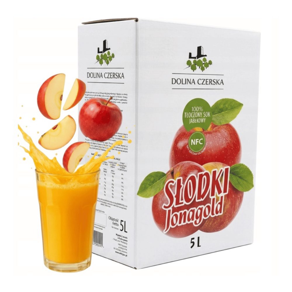 Sok Dolina Czerska NFC jabłkowy 100% 5000 ml