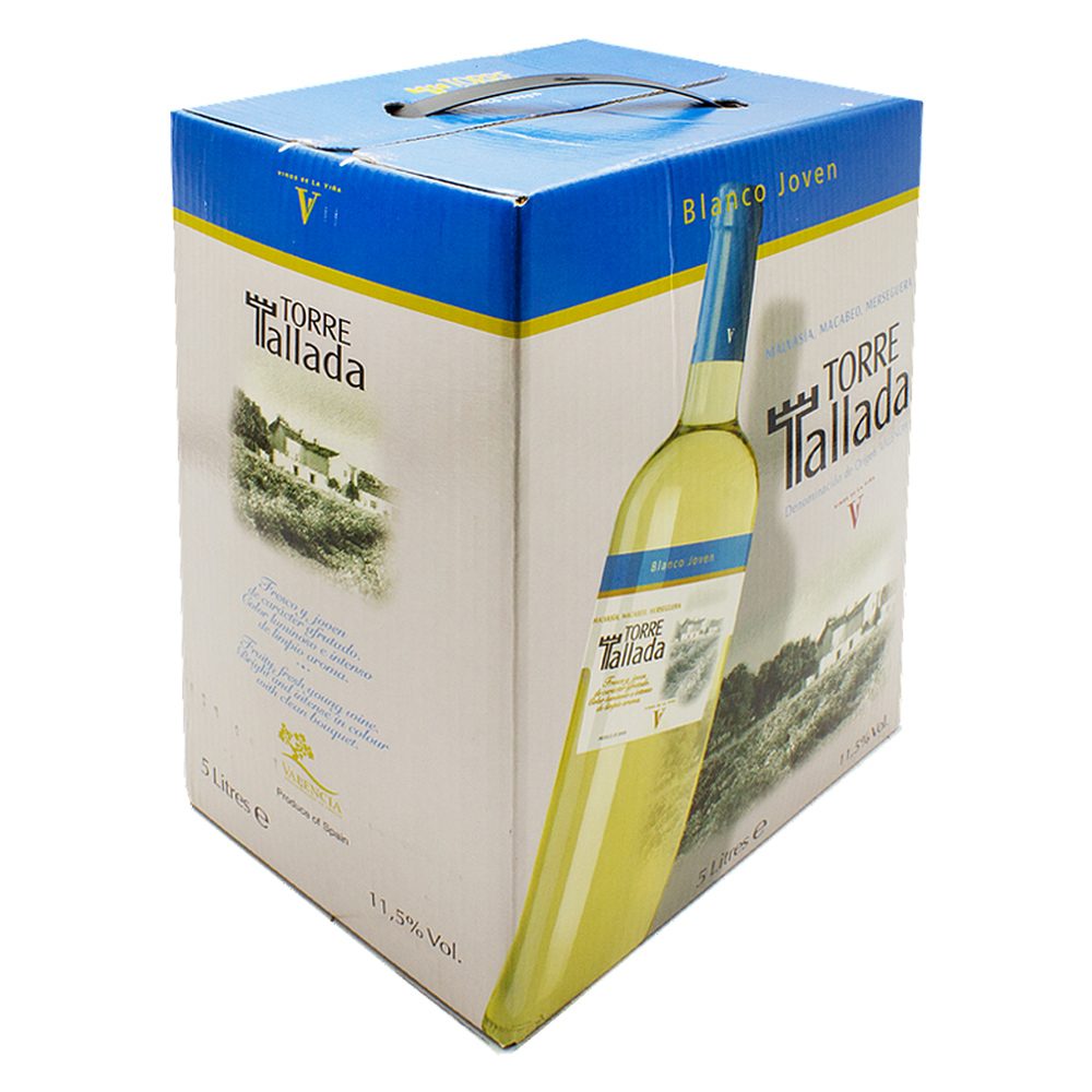 Wino Torre Tallada Bianco Joven 11,5% wytrawne białe 5000 ml