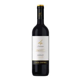 Wino Merlot Casa Defra 12% czerwone półwytrawne 750 ml