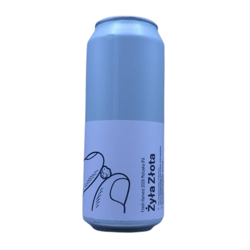 Piwo Ziemia Obiecana Żyła Złota Fresh Harvest 2026 Motueka IPA 6,5% 500 ml puszka