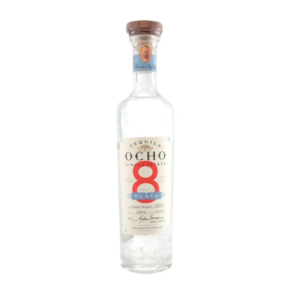Tequila Ocho Plata Blanco 40% 500 ml