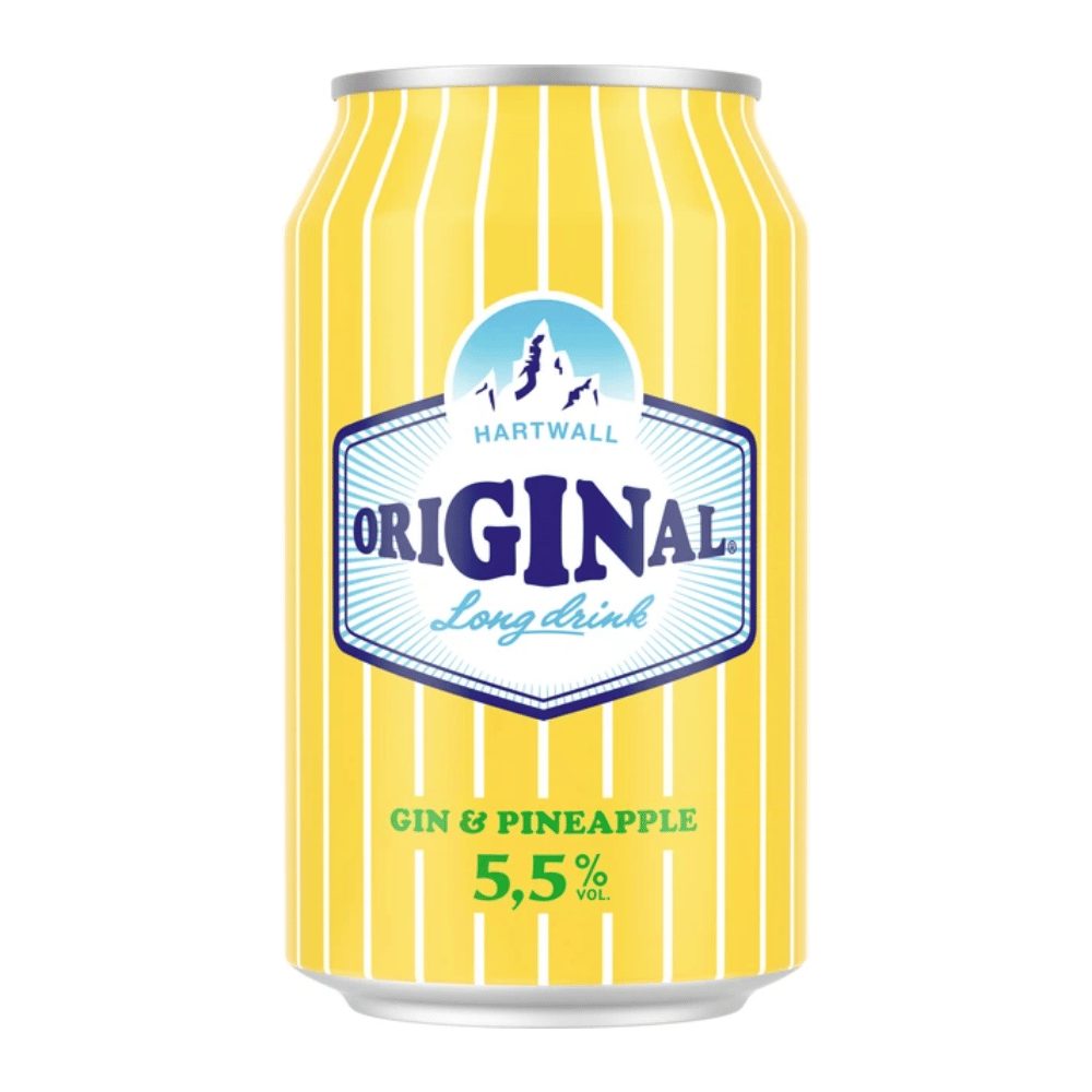 RTD Hartwall Original Long Drink Gin & Pineapple 5,5% 330 ml puszka