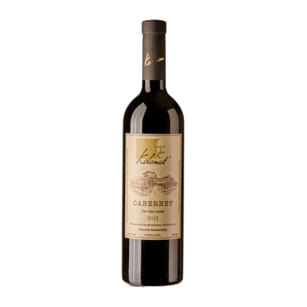 Wino Kolonist Cabernet 2023 14% czerwone wytrawne 750 ml