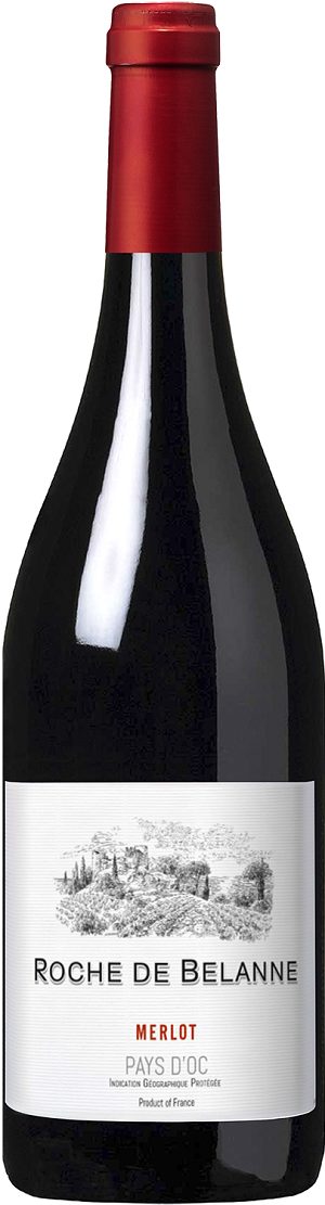 Wino Roche De Belanne Merlot 13,5% czerwone półwytrawne 750 ml
