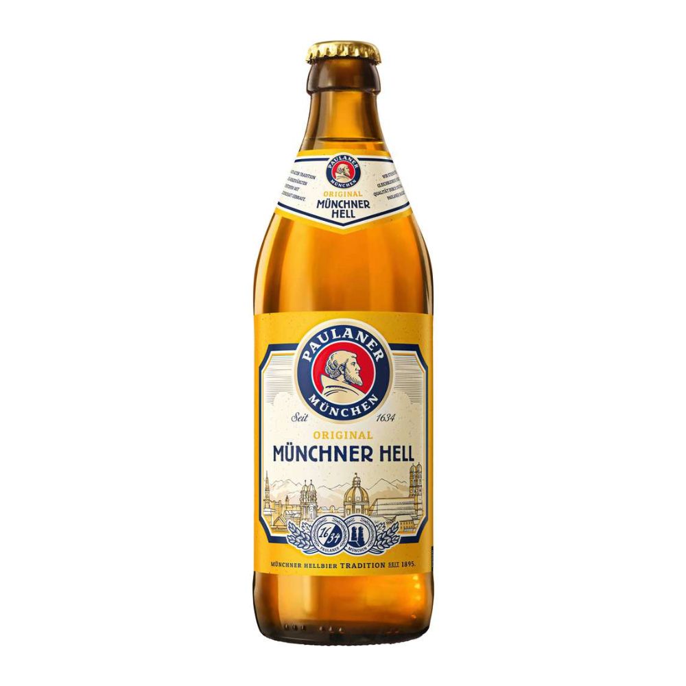 Piwo Paulaner Muncher Hell 4,9% 500 ml zwrotna