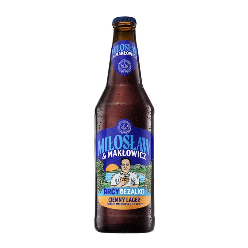 Piwo Miłosław & Makłowicz Arcybezalko Ciemny Lager 0% 500 ml