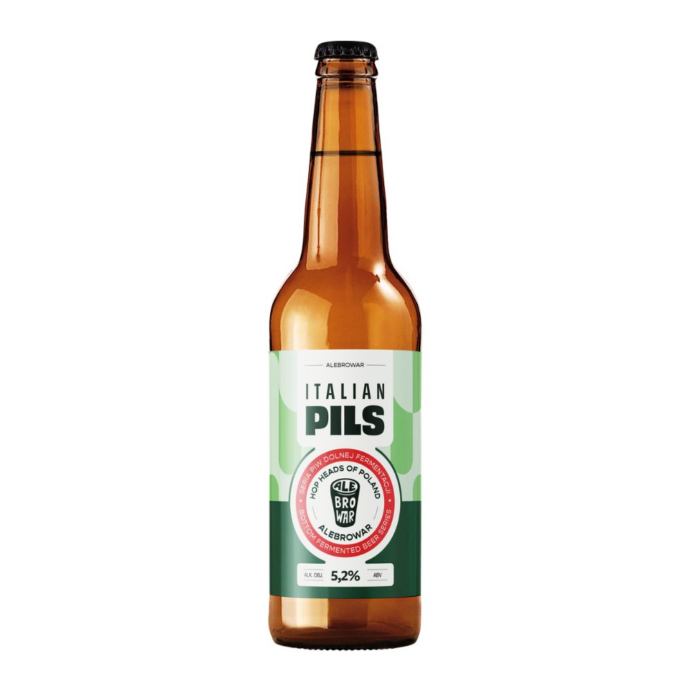 Piwo Alebrowar Italian Pils 5,2% 500 ml