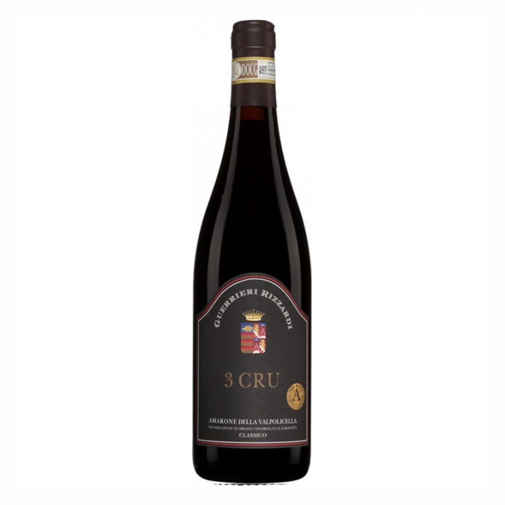 Wino Rizzardi 3 Cru Amarone Della Valpolicella Classico DOCG 15% czerwone wytrawne 750 ml