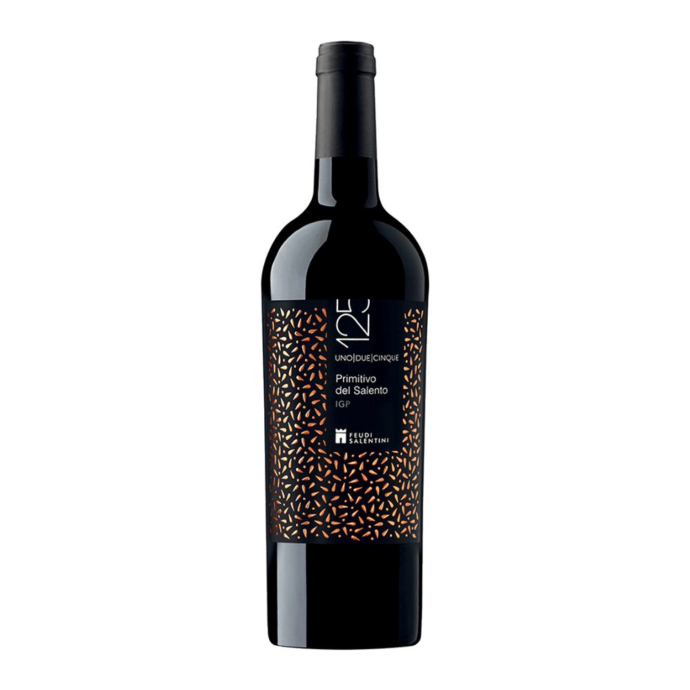 Wino Feudi Salentini 125 Primitivo del Salento 12,5% czerwone wytrawne 750 ml