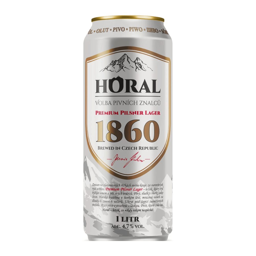 Piwo Horal 1860 Premium Pilsner Lager 4,7% 1000 ml