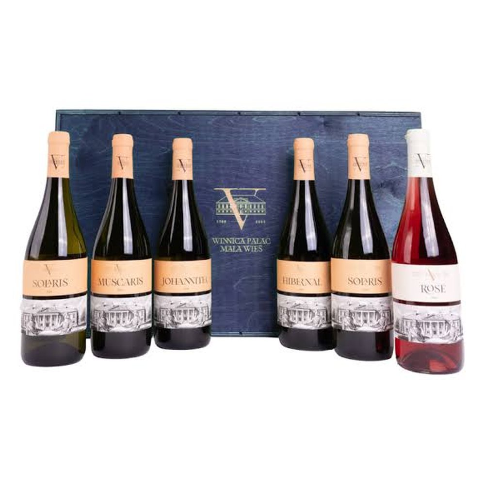Mała Wieś Winnica Pałac Zestaw 6 x 187 ml