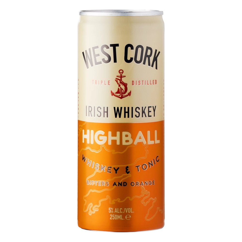 RTD West Cork High Ball 5% 250 ml Puszka