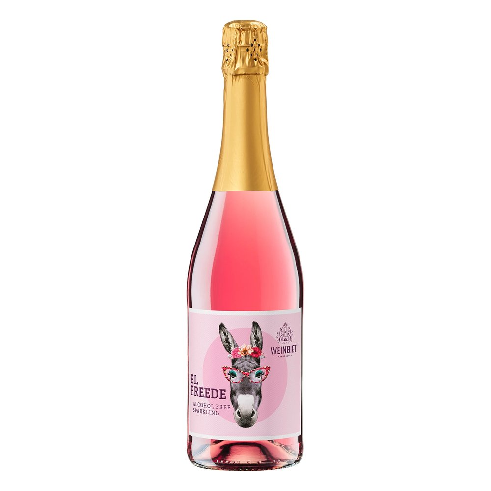 Wino Elfreede Alcohol Free Sparkling 0% różowe  750 ml